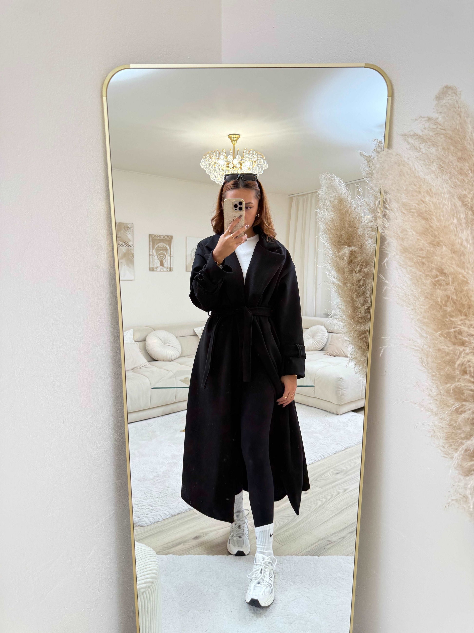 Flavia | Women’s Longline Coat in Soft Polyester Blend