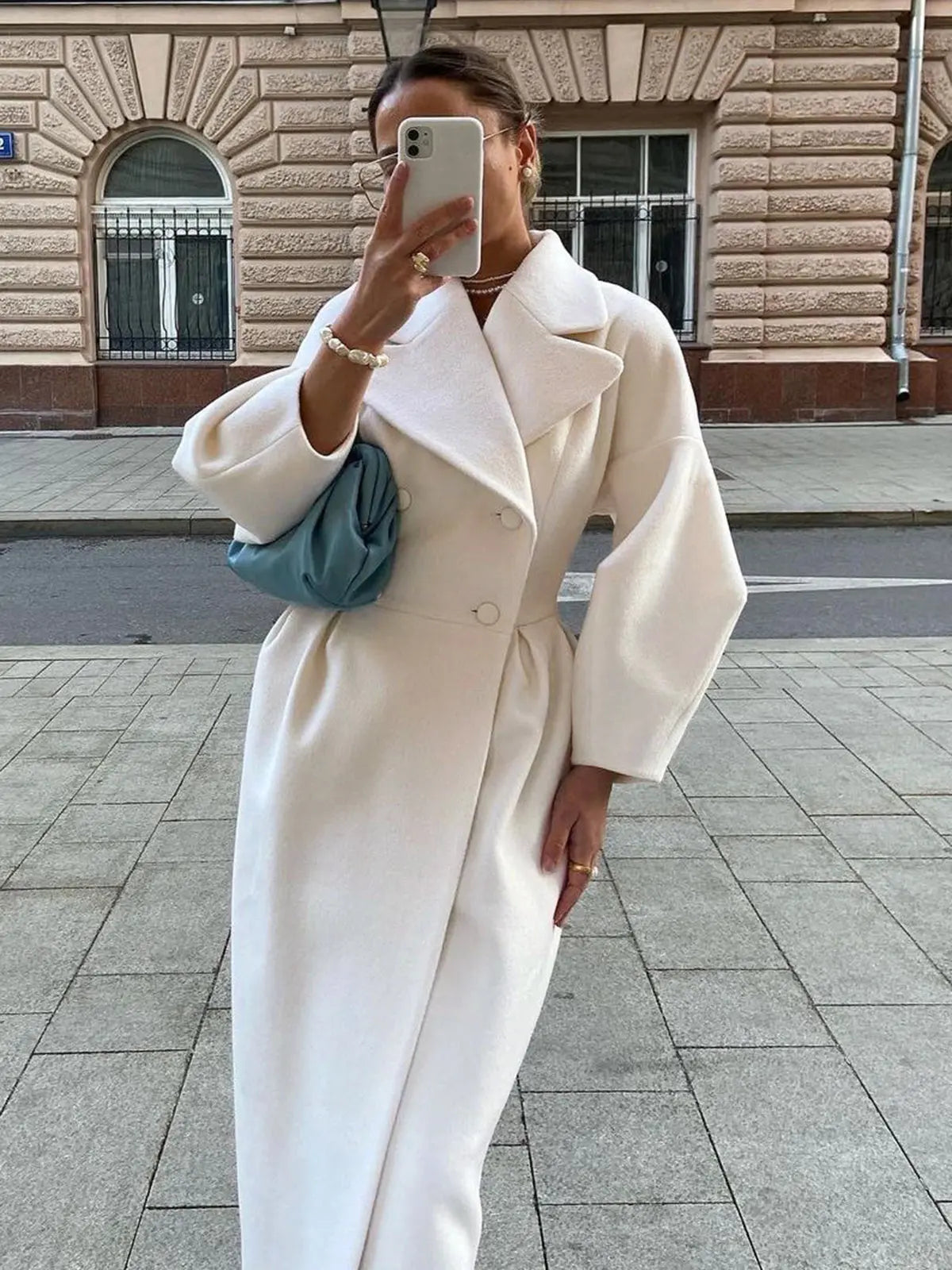 Arnelle | Women’s Longline Coat with Belt