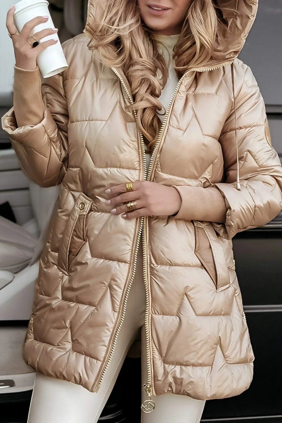 Norelle | Women’s Elegant Hooded Lined Winter Coat