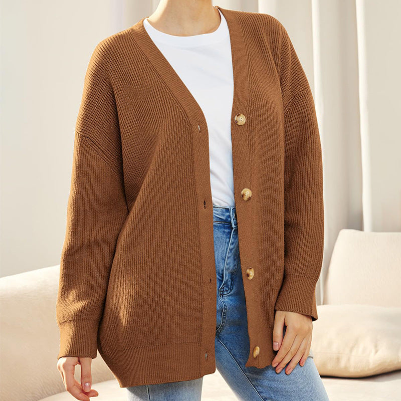 Maisie Longline Cardigan For Women | Casual With Button Fastening