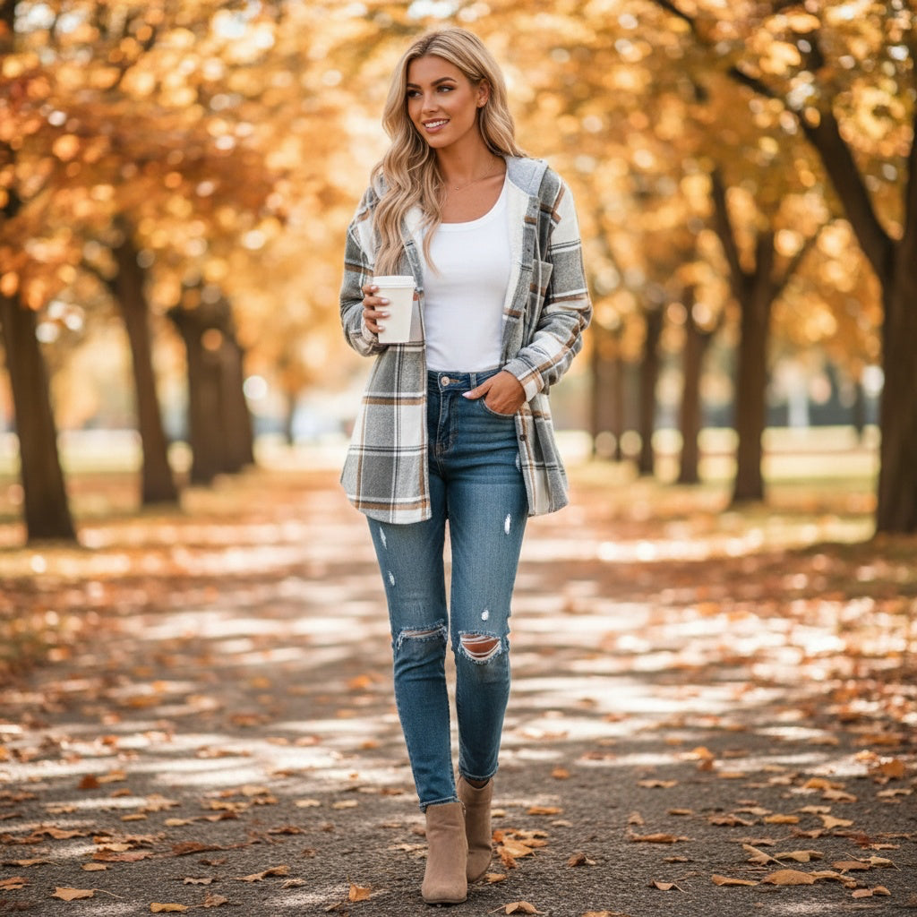 Selina Cozy Jacket for Women | Hooded Comfort, Casual Everyday Wear