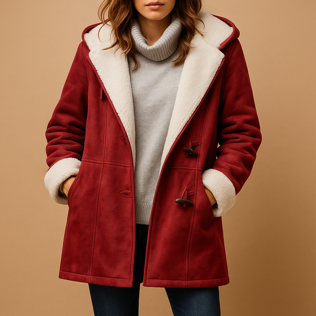 Eva Long Winter Coat for Women | Soft Insulating Fabric
