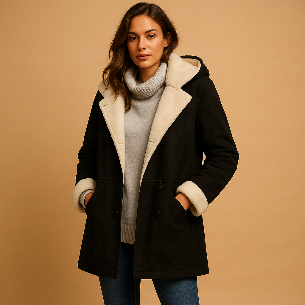 Eva Long Winter Coat for Women | Soft Insulating Fabric