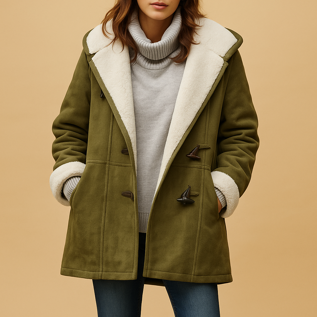 Eva Long Winter Coat for Women | Soft Insulating Fabric