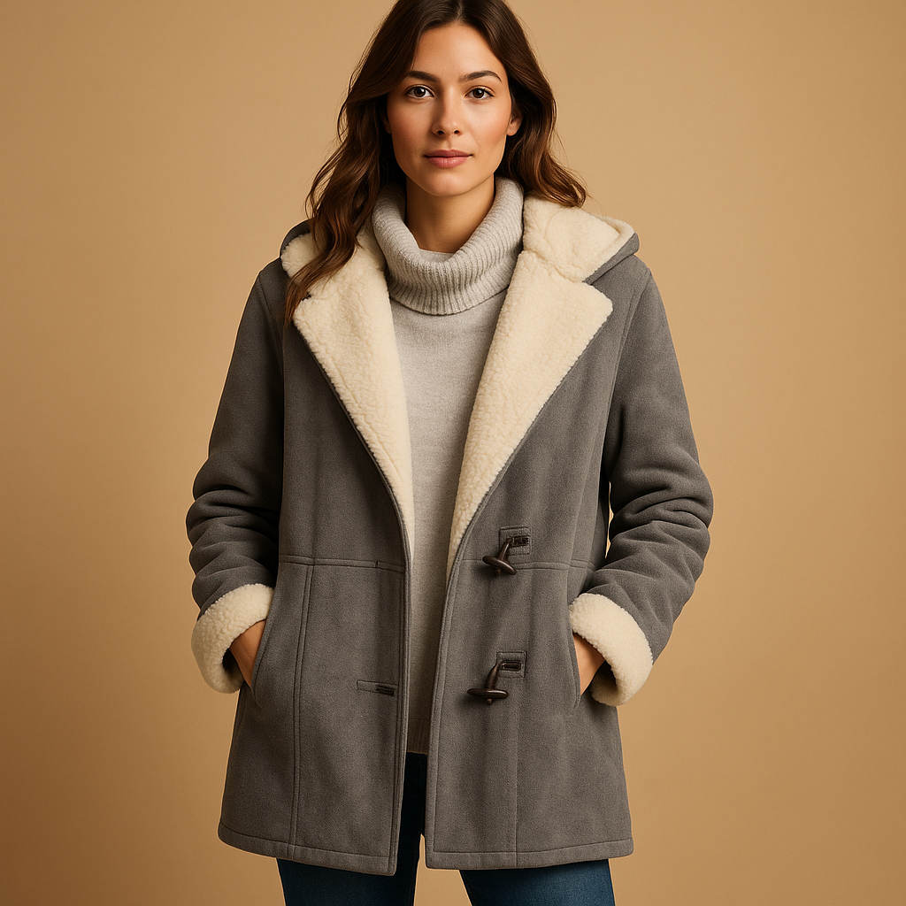 Eva Long Winter Coat for Women | Soft Insulating Fabric