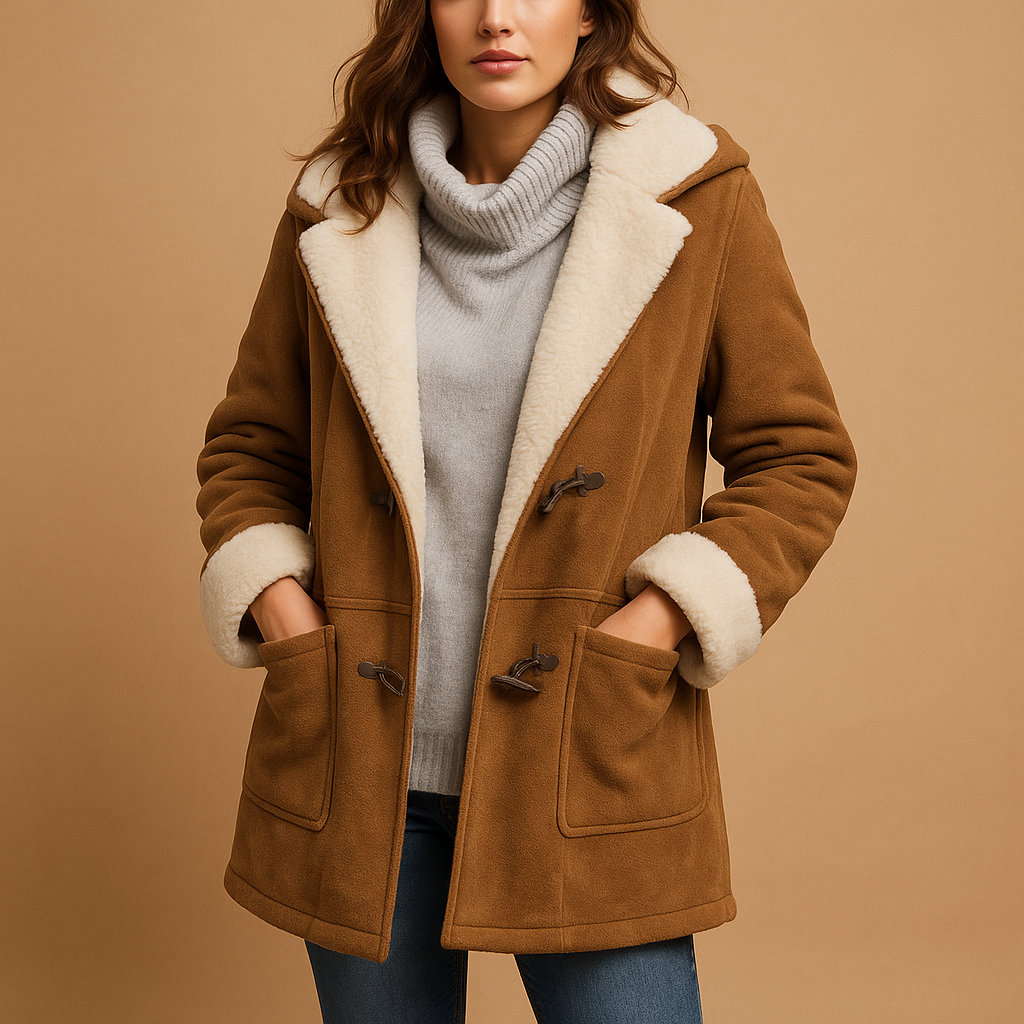 Eva Long Winter Coat for Women | Soft Insulating Fabric