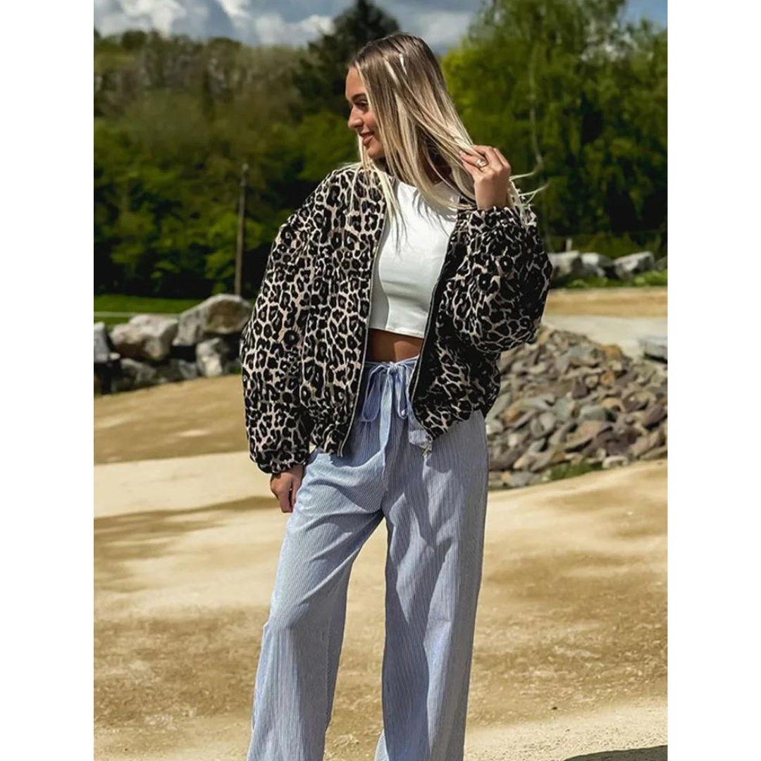 Eloise | Teddy Bomber Jacket for Women