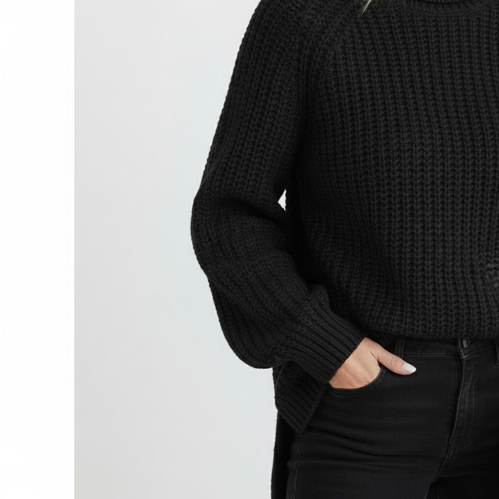 Jolise | Women’s Modern Cotton Turtleneck Sweater