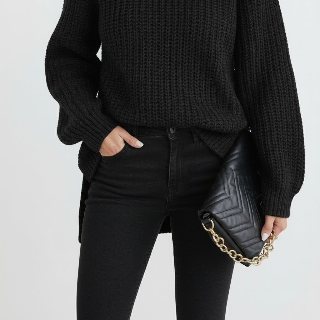 Jolise | Women’s Modern Cotton Turtleneck Sweater